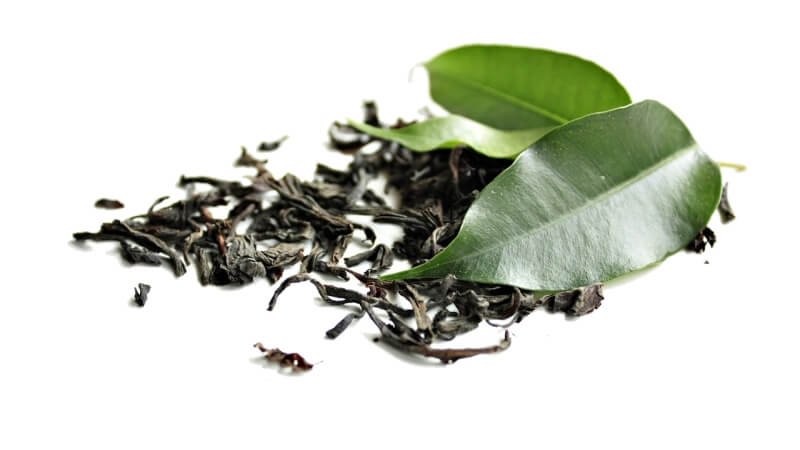 Zielona herbata - liście i susz
